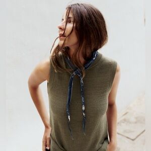 ZARA PRINTED WRINKLE BANDANA